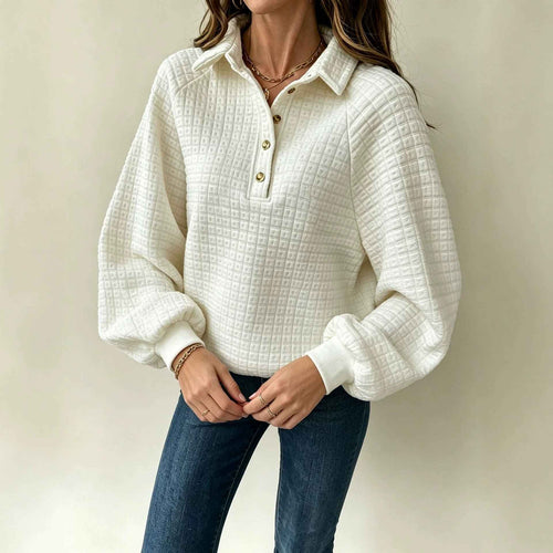 Blouse à Manches Longues Chic - Élégance et Confort au Quotidien